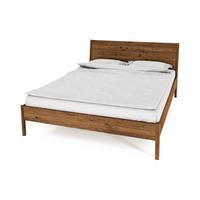BETTGESTELL INA 90x210 Wildeiche - Alteiche, Holz (90/210cm) - byoak