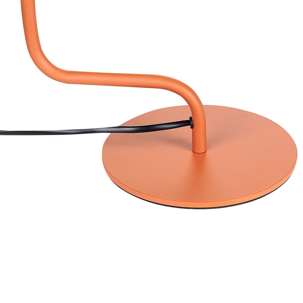 STEHLAMPE Orange Rimava - Orange, Metall (23/23/154cm) - Beliani