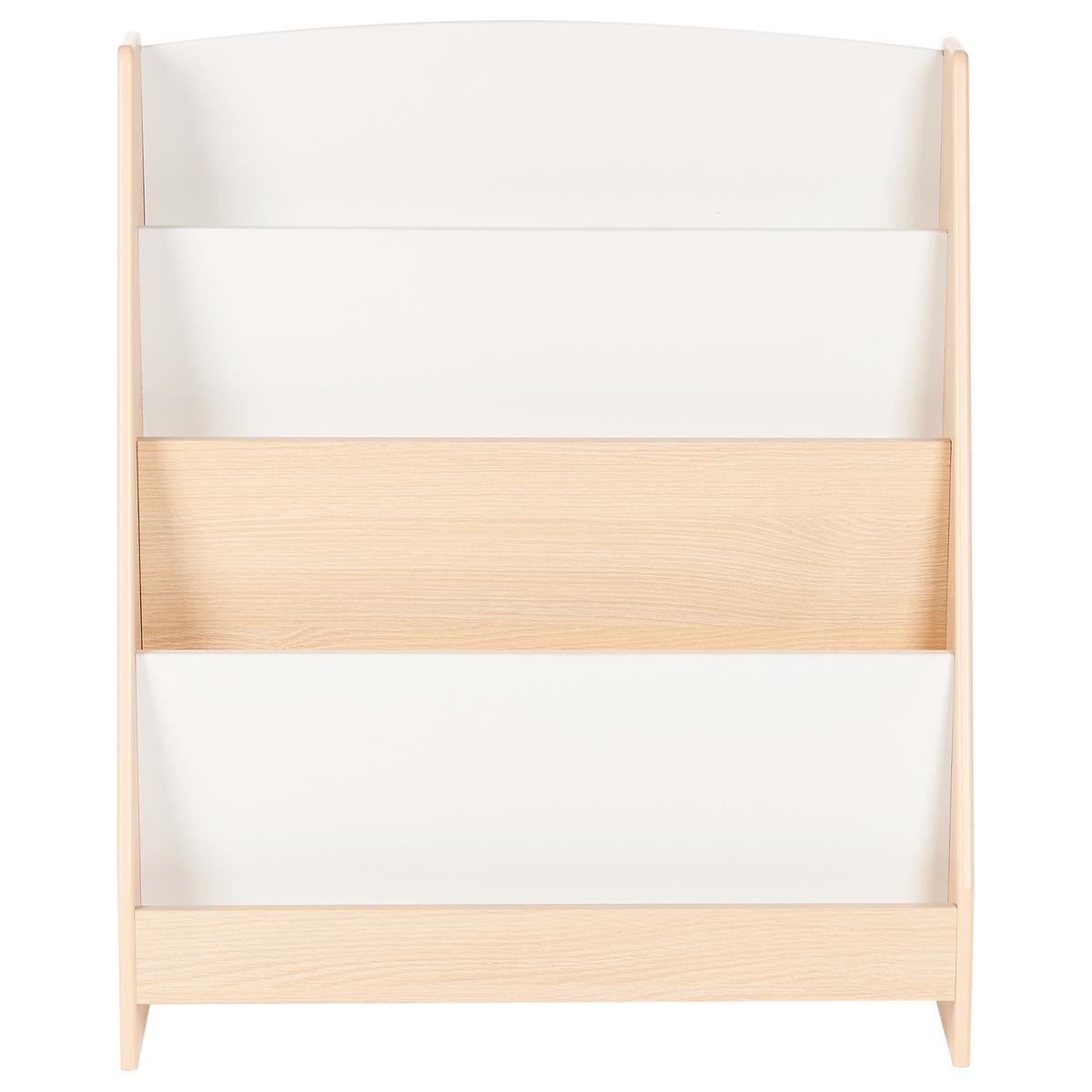 BÜCHERREGAL mit 4 Ebenen 70 cm Hellbraun Liloet - Braun, Holzwerkstoff (61/70/30cm) - Beliani