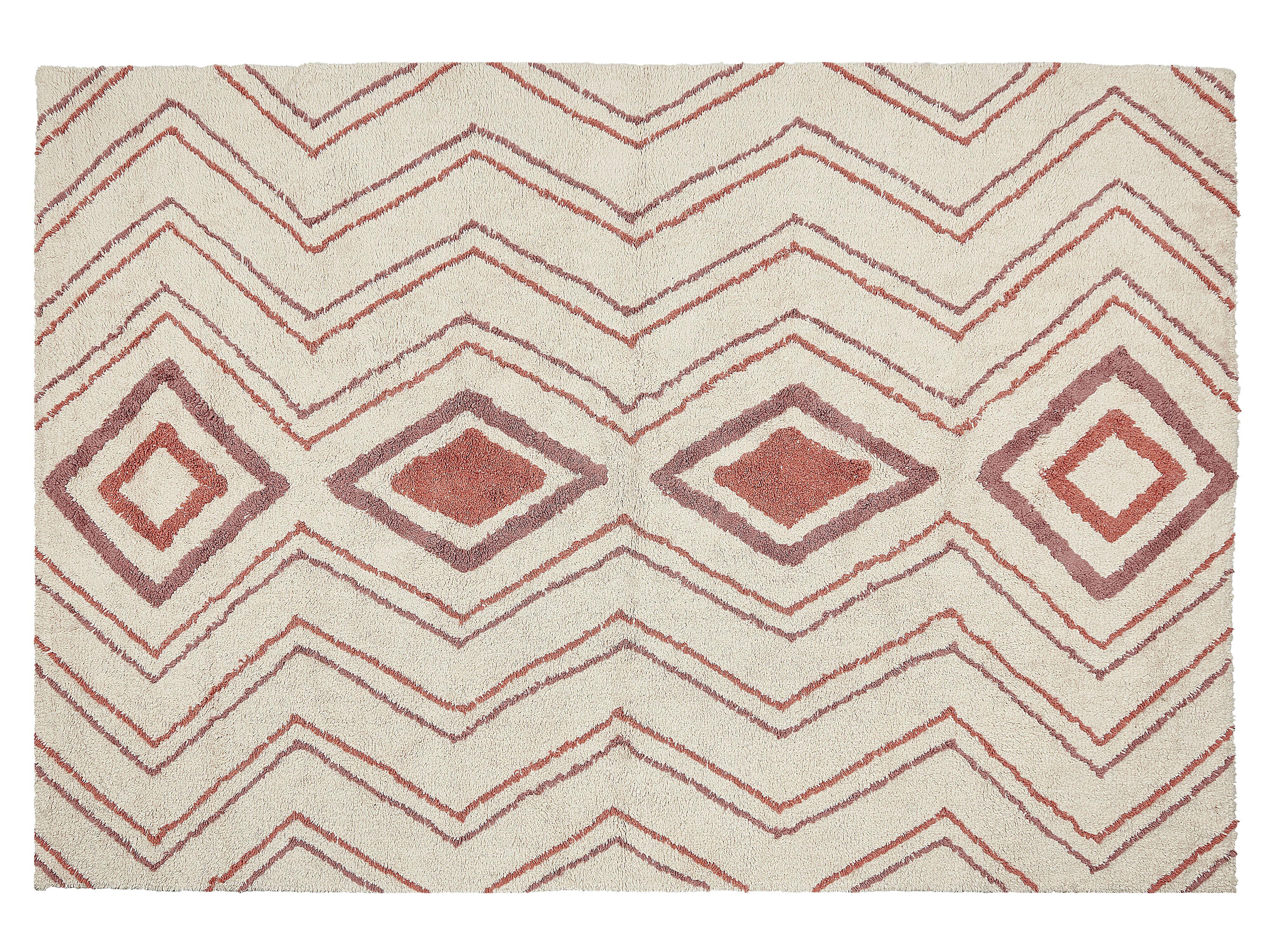 KURZFLOR-TEPPICH Kastamonu 200/140 cm - Beige, Textil (140/200cm) - Beliani