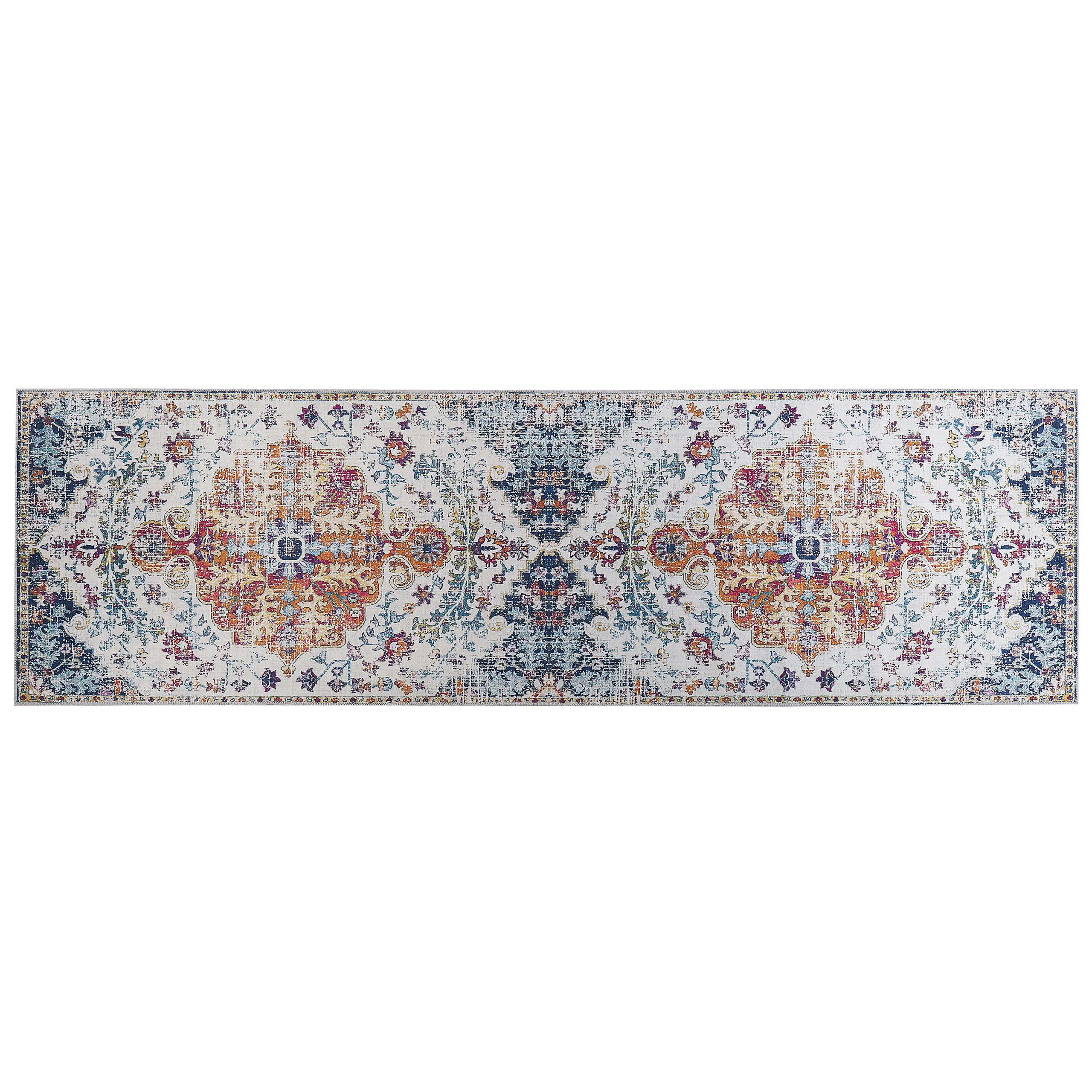 TEPPICHLÄUFER Enayem 200/60 cm - Multicolor, Kunststoff (60/200cm) - Beliani