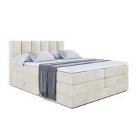 BOXSPRINGBETT BOXI1 KING - 140x200 - H3/H4 - Creme - Creme, Holzwerkstoff (140/200cm) - ALTDECOR
