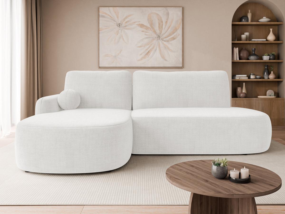 ECKSOFA Loridu O Premium, Seite: Links - Creme/Schwarz, Holz/Kunststoff (274/174cm) - MIRJAN24