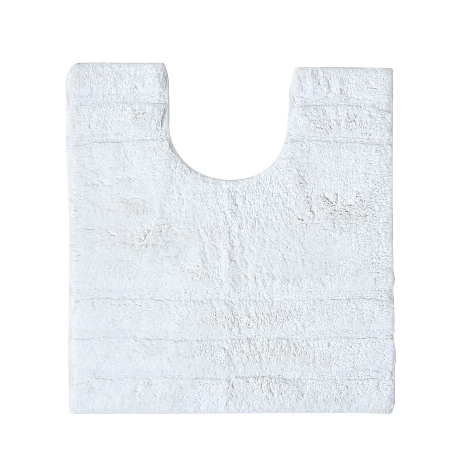 WC-VORLEGER Spa Supreme 50/55 cm, Baumwolle - Weiß, Textil (50/55cm) - Homescapes