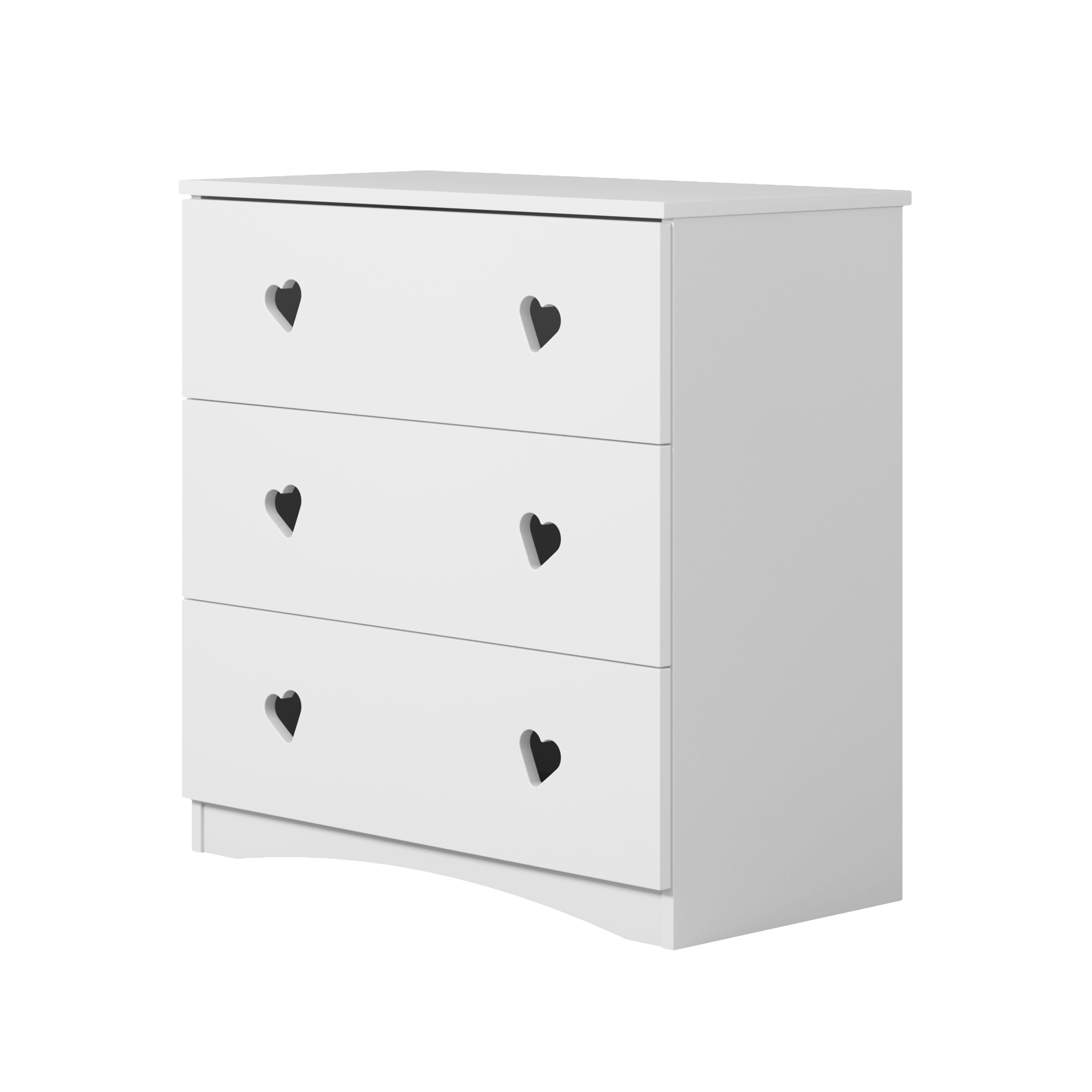 KOMMODE JULIA Weiß Weiß 80/80/41 - Weiß, Holzwerkstoff (80/80/41cm) - RAUMHIRSCH FURNITURE