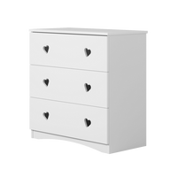 KOMMODE JULIA Weiß Weiß 80/80/41 - Weiß, Holzwerkstoff (80/80/41cm) - RAUMHIRSCH FURNITURE