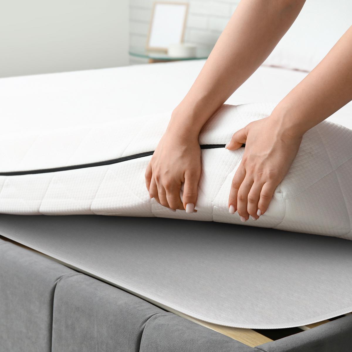 MATRATZENSCHONER BeauTect mit Noppen 70/140 cm - Weiß, Kunststoff/Textil (70/140cm) - Beautissu 