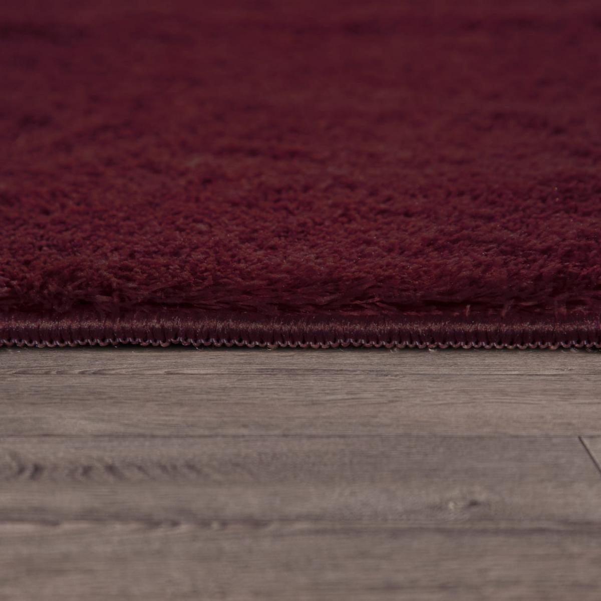 FLACHWEBETEPPICH Rot Ø 80 cm - Rot, Kunststoff (80/80cm) - TT Home