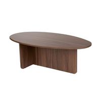 COUCHTISCH mit ovaler Platte L125 cm 65/120/40 cm - Naturfarben, Holzwerkstoff (70/65/40cm) - Calicosy