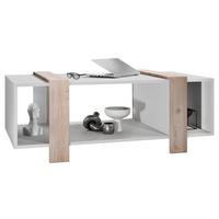 COUCHTISCH Ida Blenden in Eiche Nordic - Silbereichenfarben, Holzwerkstoff (56.5/110.5/42cm) - Vladon