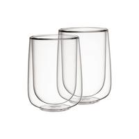 LATTE-MACCHIATO-BECHER Artesano Hot & Cold transparent 360 ml 2er Set - Transparent, Glas (0.36L) - Villeroy & Boch