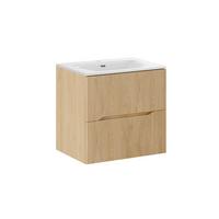 WASCHTISCH 60.2cm Isaline Helle Eiche - Braun, Holzwerkstoff (60.2/57/46cm) - Petits-meubles