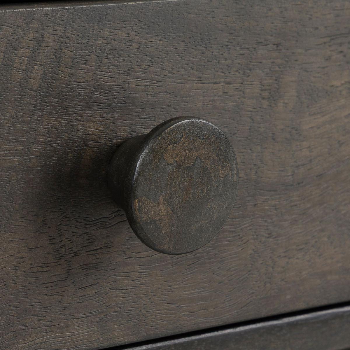 NACHTTISCH TURU braun - Braun, Holz (55/55/46cm) - IDIMEX