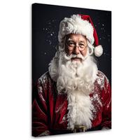 LEINWANDBILD Weihnachten 60x90cm - Rot, Textil (60/90cm) - Feeby