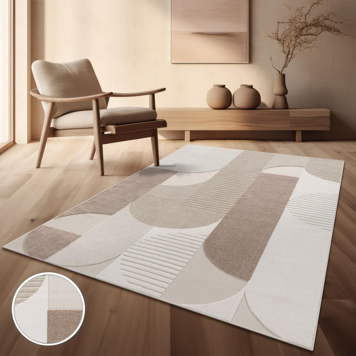 OUTDOORTEPPICH Ethno Beige 60 x 100 cm - Beige, Kunststoff (60/100cm) - TT Home