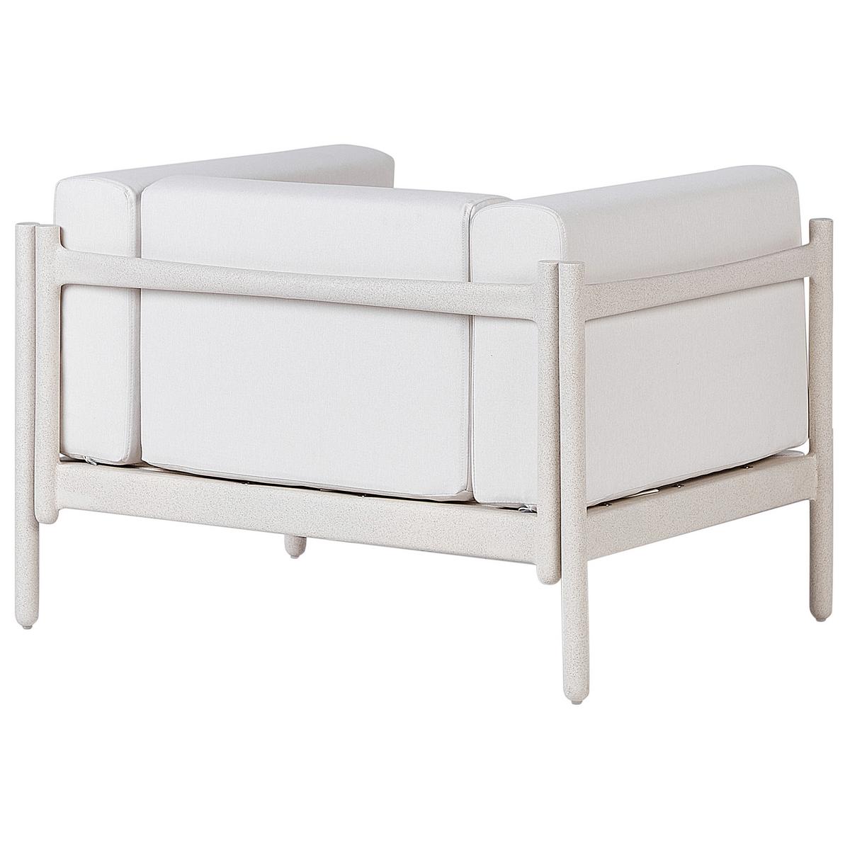 GARTENSESSEL 2er Set Beige Ferretti - Beige, Kunststoff (98/68/73cm) - Beliani