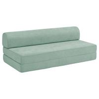 FALTSOFA Katusha Flachgewebe hellgrün - Hellgrün, Kunststoff (80/57/160cm) - 58aufmkessel