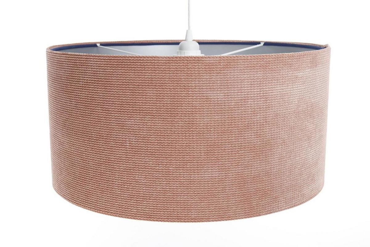 HÄNGELEUCHTE Rosa 50/25 cm - Pink/Silberfarben, Kunststoff (50/0.6/25cm) - ONZENO