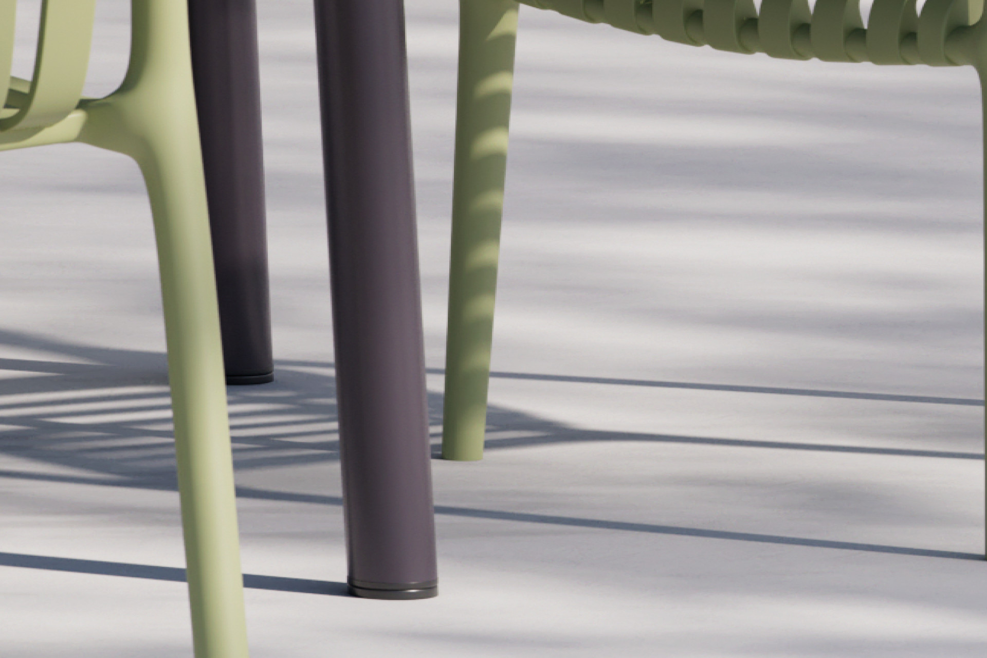 Gartentisch Gestell Aluminium Flachrohr