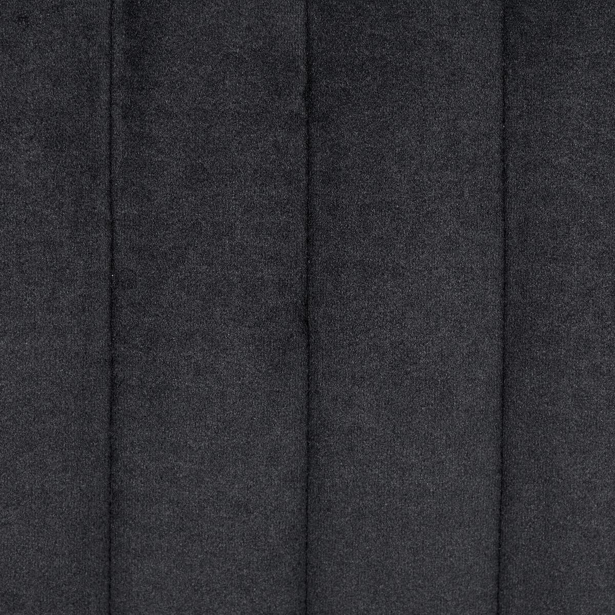 ESSZIMMERSTUHL 2er-Set Samtstoff Schwarz Navasota - Schwarz, Textil/Metall (47/83/62cm) - Beliani