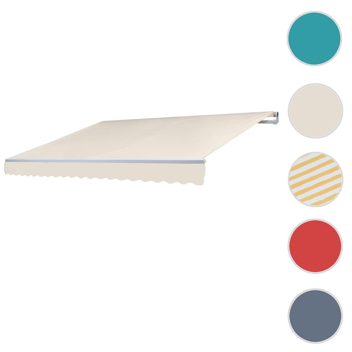 ALU-MARKISE Cremeweiß - Weiß, Textil (500/18/300cm) - MCW