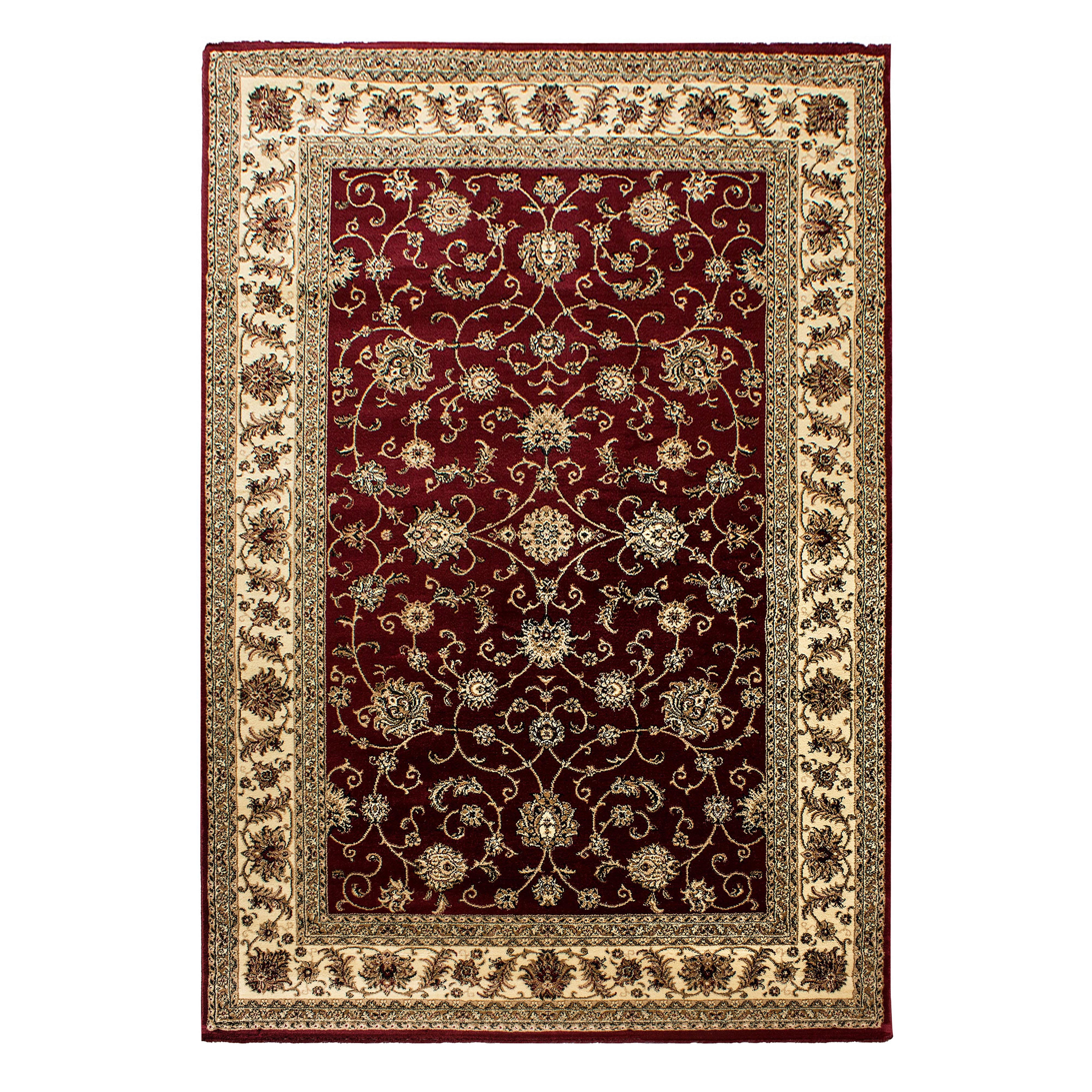 KURZFLORTEPPICH TANNHEIM, orientalisch, aus Polypropylen, Rot, 300 x 400 cm - Rot, Textil (400/300cm) - KADIMA DESIGN