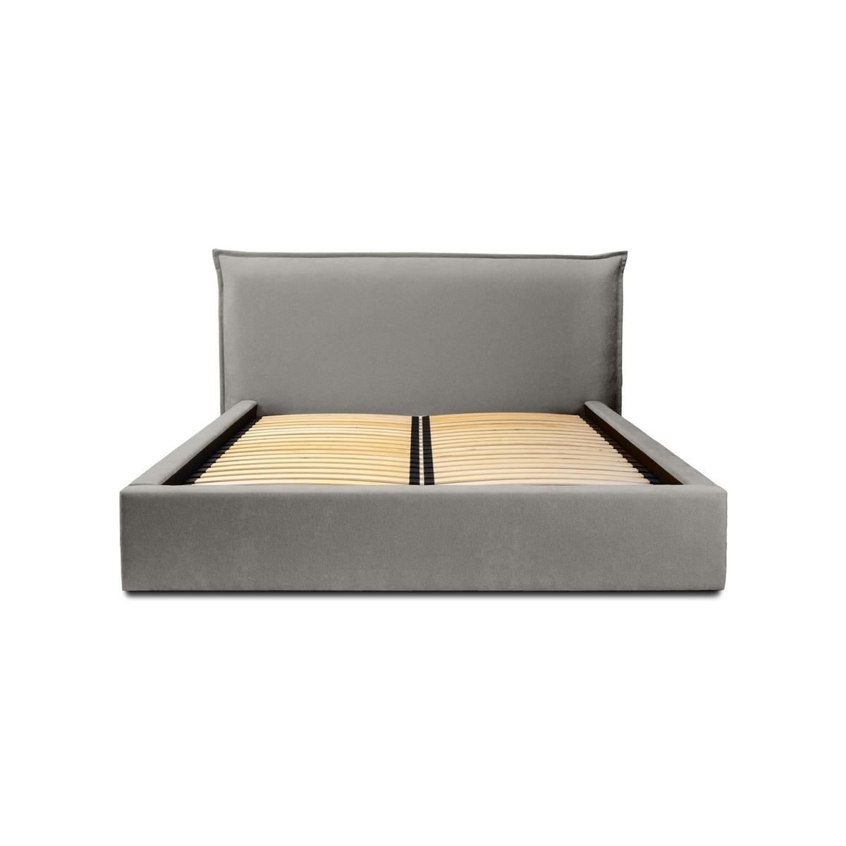 POLSTERBETT Amada Komplettset - Grau, Holzwerkstoff/Textil (140/200cm) - Fun Möbel