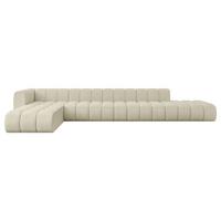 ECKSOFA modulares Sofa Zuvon-L3 - 478x177x70 cm Beige - Beige, Holzwerkstoff/Textil (478/177cm) - ALTDECOR