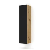 HÄNGESCHRANK Artisan Eiche, Schwarz 35/150/35 - Schwarz, Holzwerkstoff (35/150/35cm) - RAUMHIRSCH FURNITURE