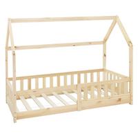KINDERBETT mit Dach 80x160 cm Natur - Naturfarben, Holz (80/160cm) - ML-DESIGN