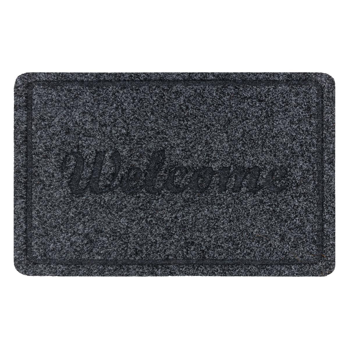 TÜRMATTE WELCOME 2098 50/80 cm - Grau, Textil (50/80cm) - rugsX