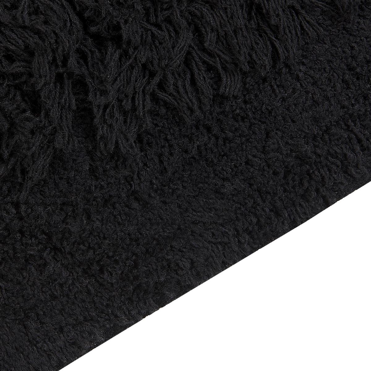 SHAGGY-TEPPICH Bitlis 200/140 cm - Schwarz, Textil (140/200cm) - Beliani