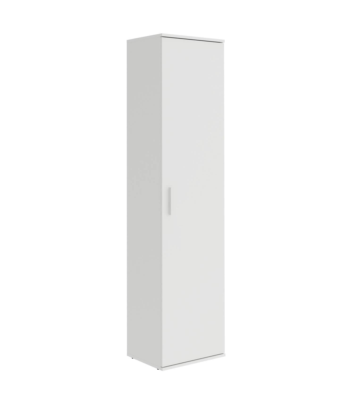 MEHRZWECKSCHRANK Der Kompakte - Weiß, Holzwerkstoff (42/180/34cm) - Mokebo