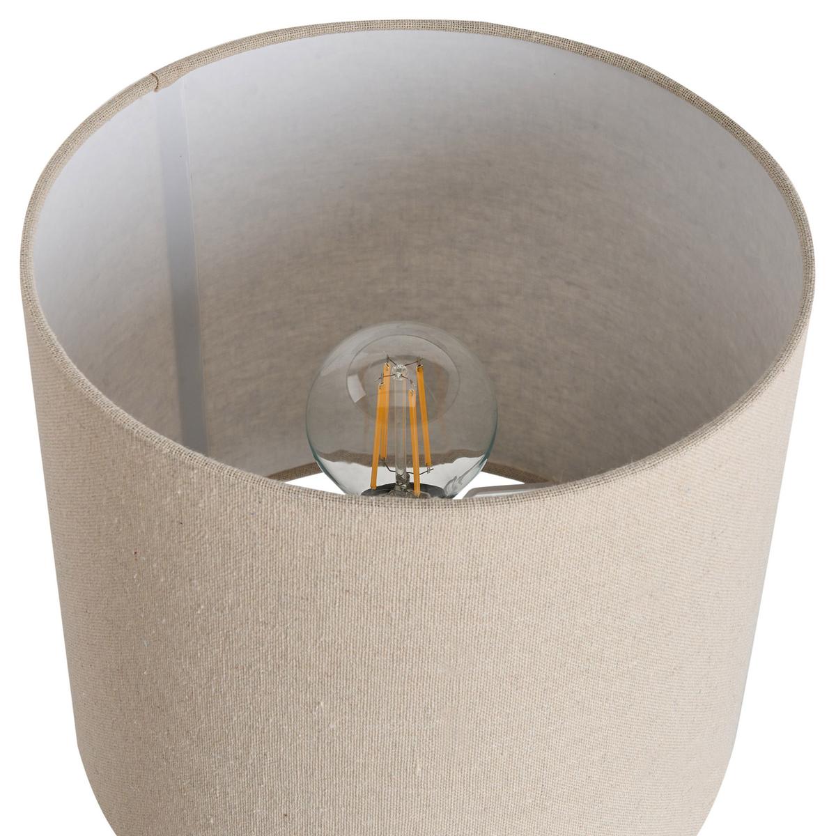 TISCHLAMPE Keramik Grün Kerulen - Beige/Grün, Keramik (23/23/41cm) - Beliani