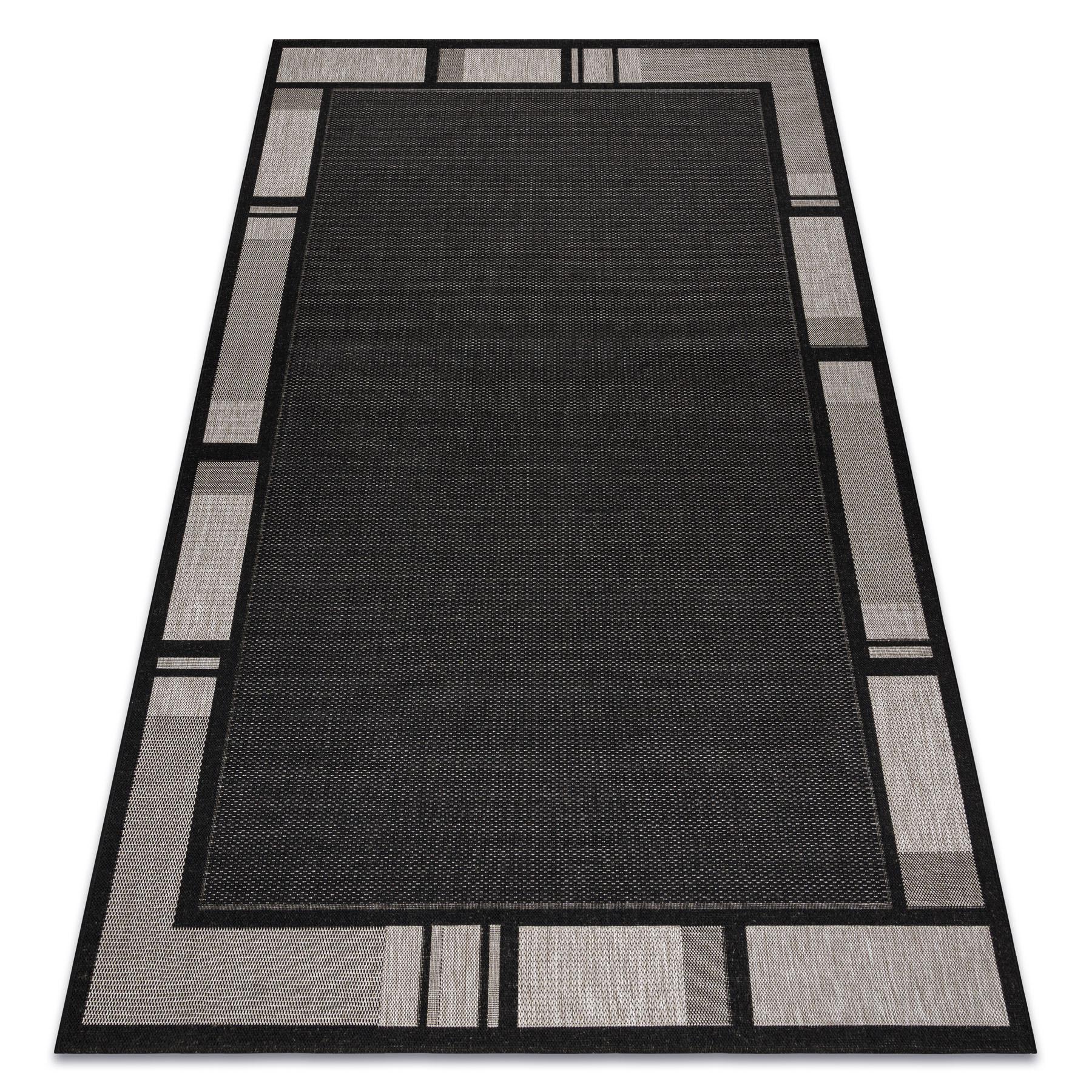 TEPPICH Floorlux 60/110 cm - Schwarz, Textil (60/110cm) - rugsX