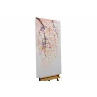 ACRYLBILD HANDGEMALT 60/120 cm - Pink/Weiß, Holz/Textil (60/120cm) - KUNSTLOFT