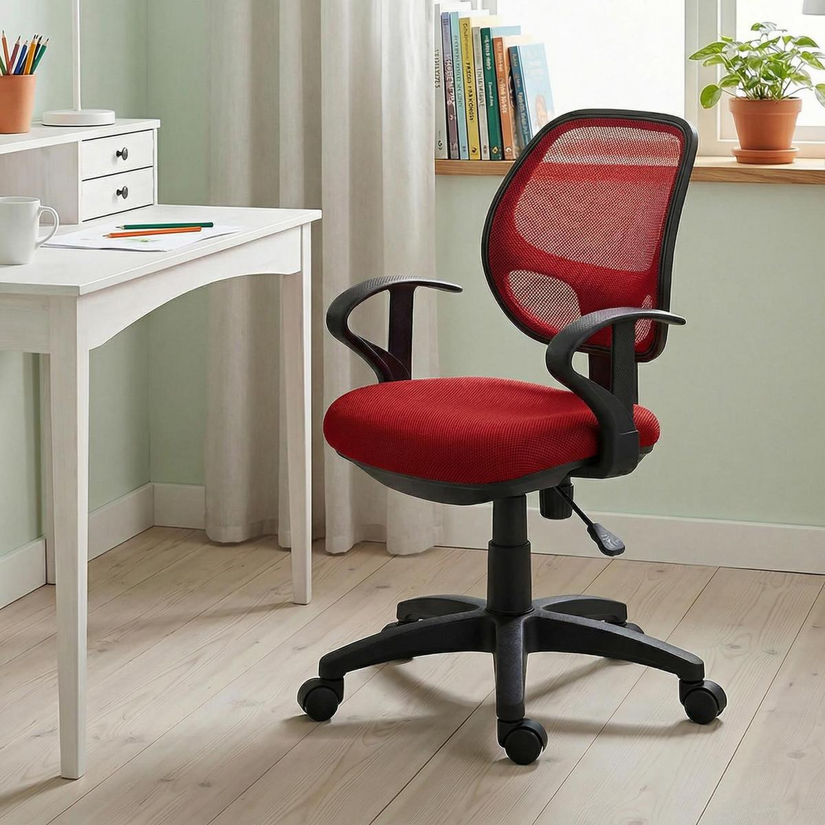 KINDERDREHSTUHL COOL rot - Rot, Textil (58/97/58cm) - IDIMEX