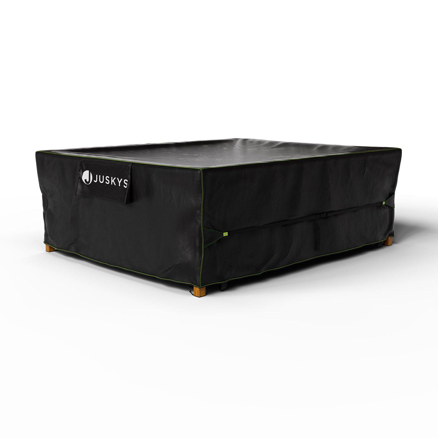 GARTENMÖBELABDECKUNG CoverSafe Pro schwarz - Schwarz, Kunststoff (250/100/300cm) - Juskys