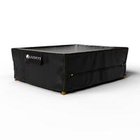GARTENMÖBELABDECKUNG CoverSafe Pro schwarz - Schwarz, Kunststoff (250/100/300cm) - Juskys