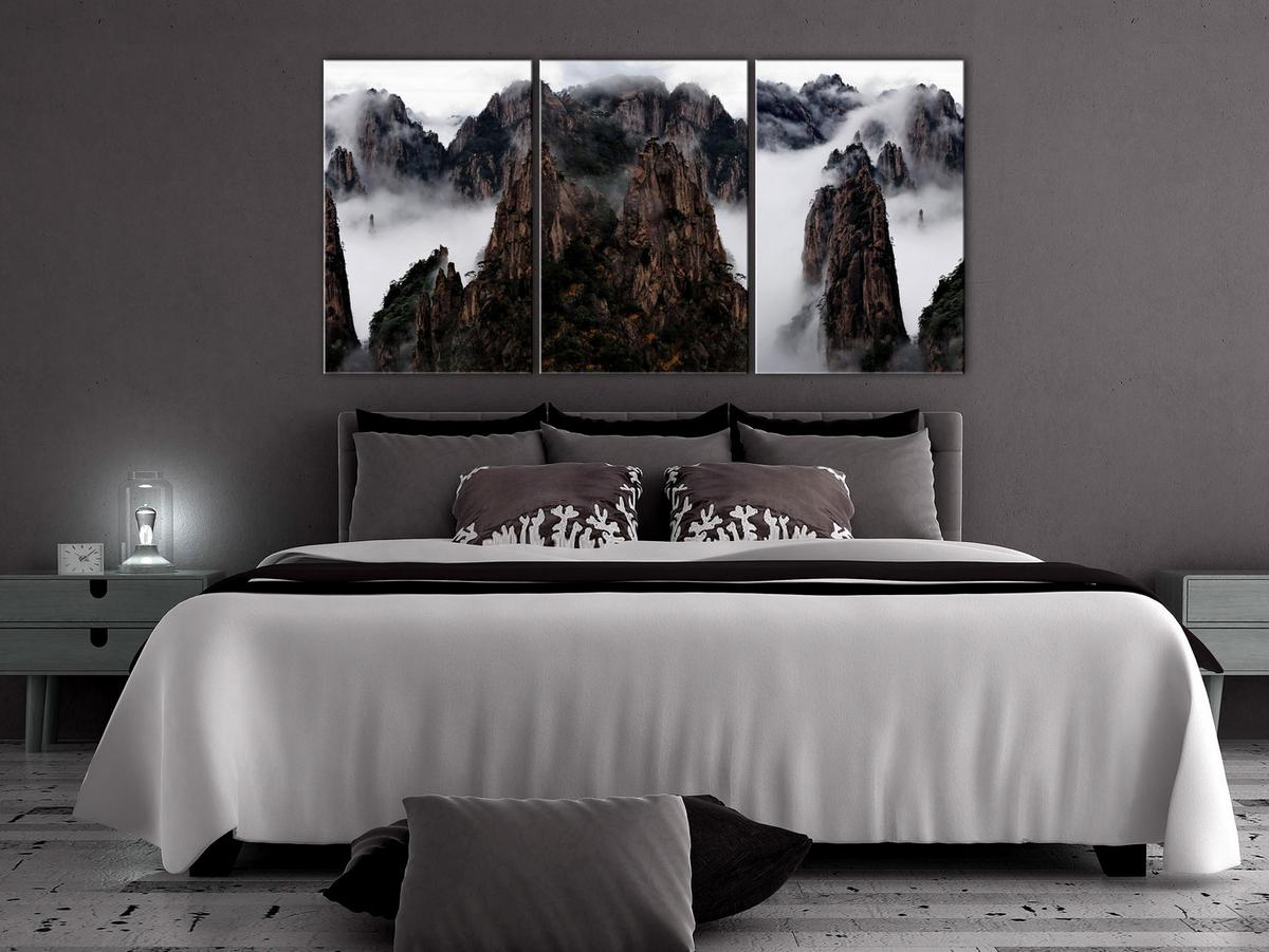 KUNSTDRUCK Braun 120/60 cm - Braun/Grau, Textil (120/60cm) - KUNSTLOFT