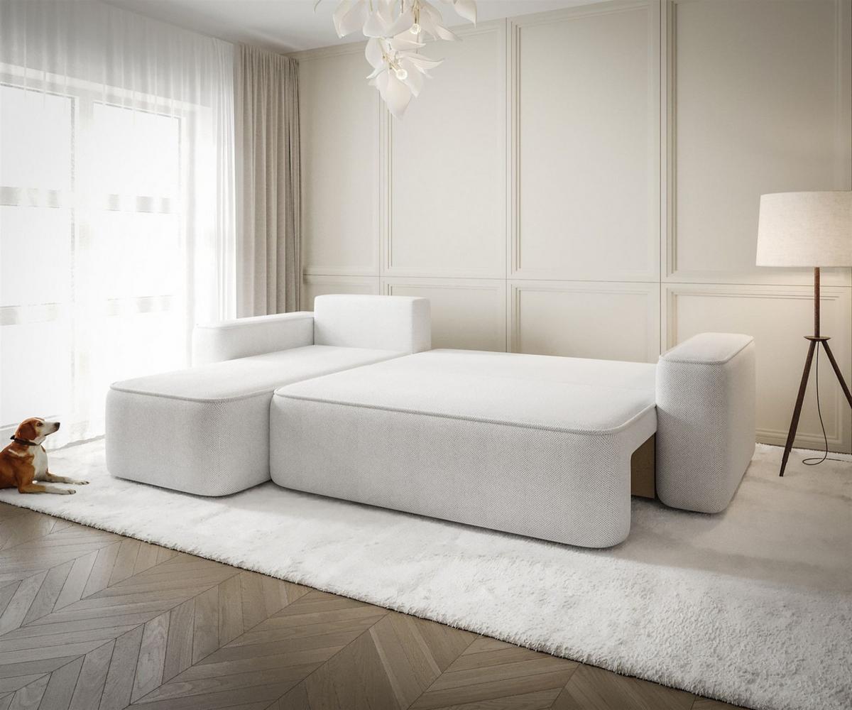 ECKSOFA Agepo In Curio - Grau, Holzwerkstoff/Textil (250/150cm) - Fun Möbel