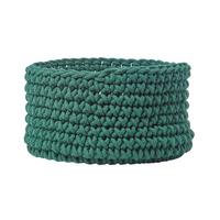 AUFBEWAHRUNGSKORB Baumwolle 37/21 cm - Waldgrün, Textil (37/37/21cm) - Homescapes