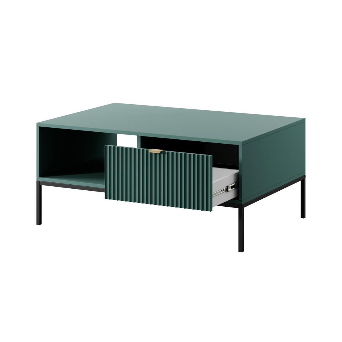 COUCHTISCH STELLARE 104/46/68 cm Hellgrün - Hellgrün, Holzwerkstoff (68/104/46cm) - MASSENO