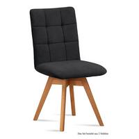 ESSZIMMERSTUHL drehbar (2er-Set) Doria 47x91x60 Eiche geölt/Anthrazit - Eichefarben/Anthrazit, Kunststoff (60/91/47cm) - 58aufmkessel