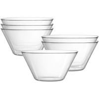 SALATSCHALEN Inga transparent ø 25,5 cm 6er Set - Transparent, Glas (25.5cm) - Ritzenhoff Breker