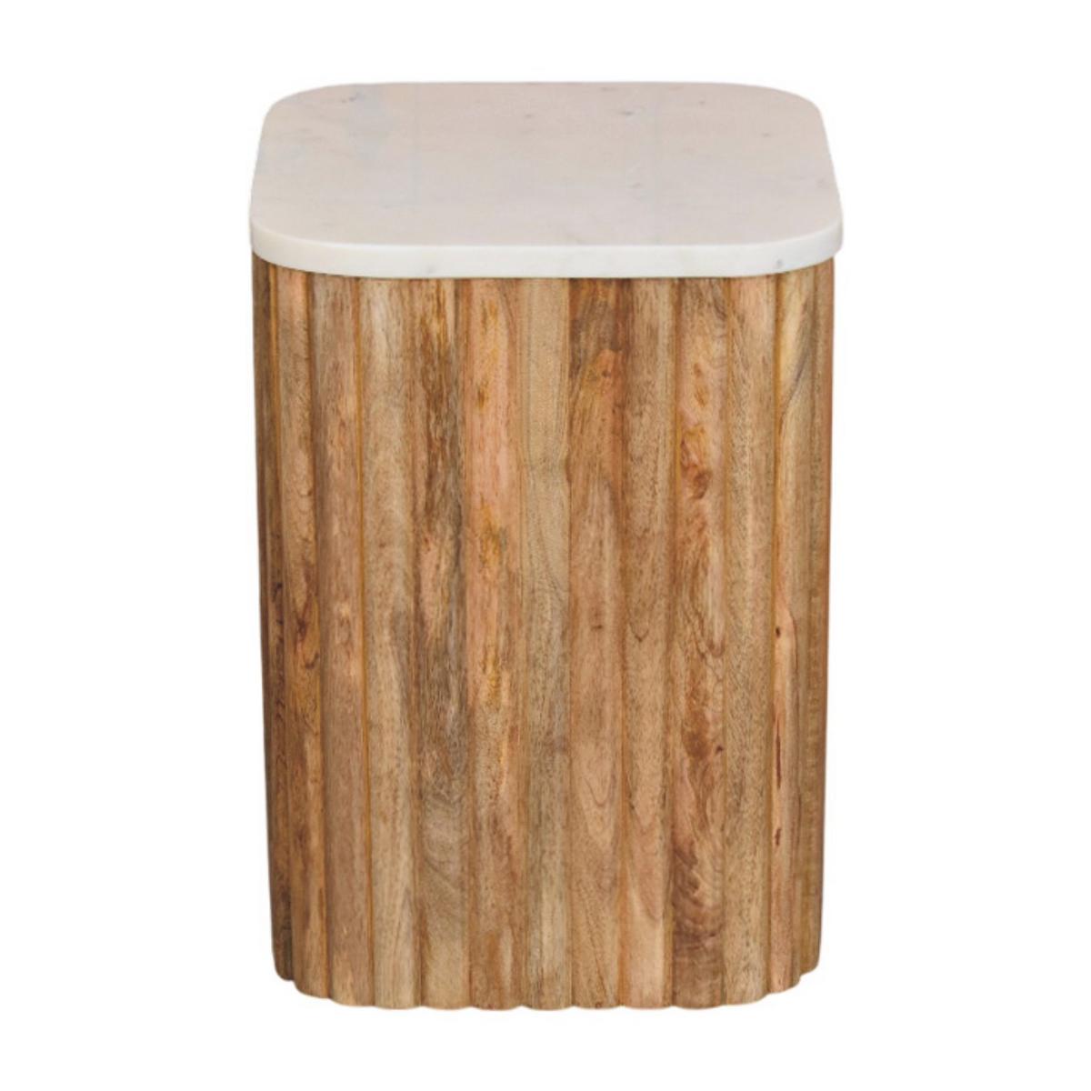 BEISTELLTISCH mit Amber-Eichen-Finish, Platz auf der Tischplatte, braun - Braun, Holz/Naturmaterialen (36/36/51cm) - Artisan Furniture