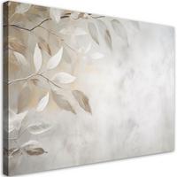 LEINWANDBILD Natur und Botanik 100x70cm - Grau, Textil (100/70cm) - Feeby