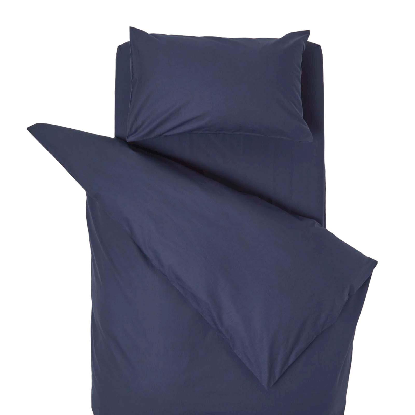 KINDERBETTWÄSCHE Perkal - Dunkelblau, Textil (120/150cm) - Homescapes