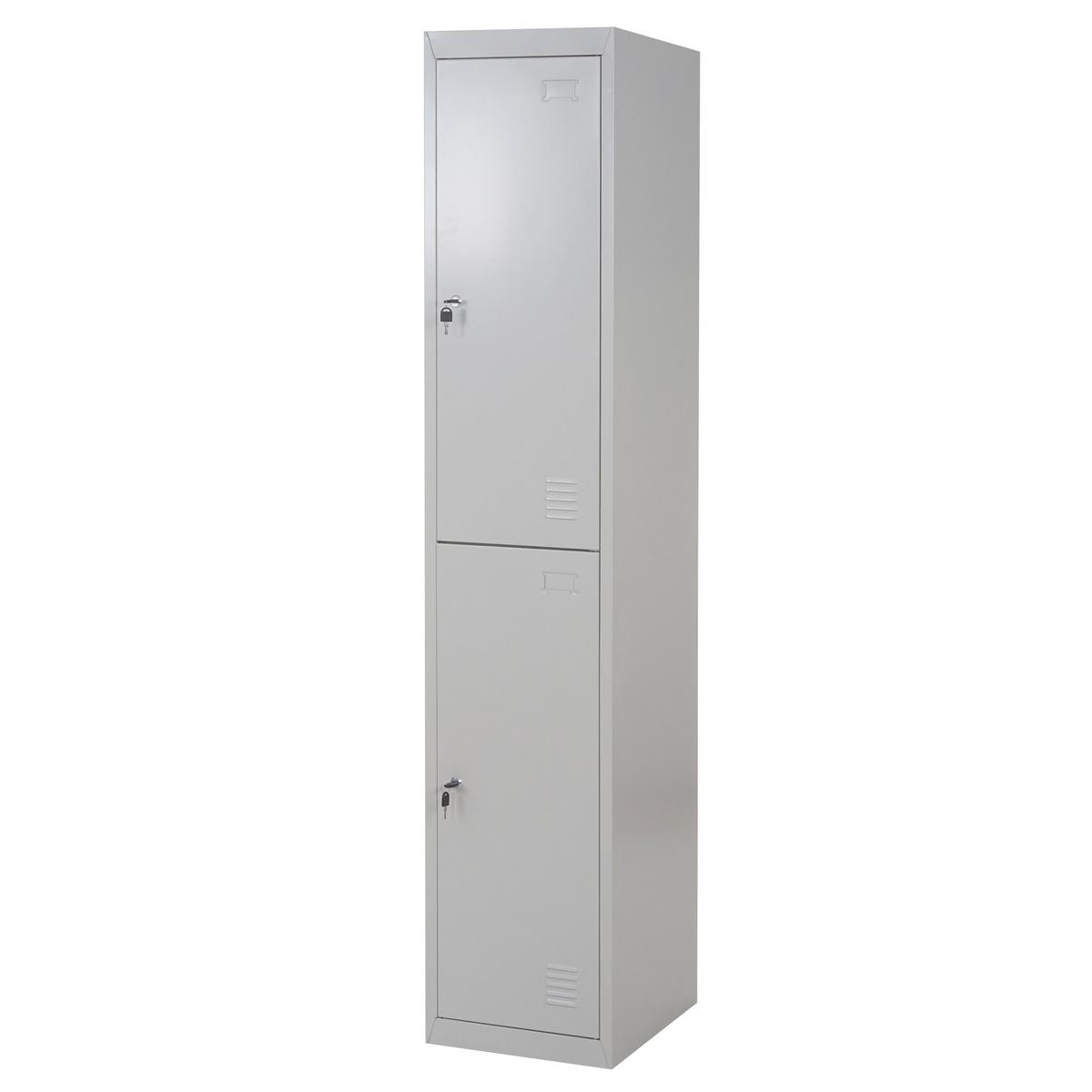 SCHLIESSFACH Grau - Grau, Metall (38/185/45cm) - MCW