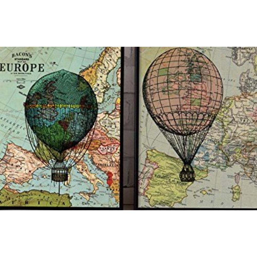 POSTER Set Mit 2 Ballons Feier 30X40cm Rahmenlos - Klar, Papier (30/5/40cm) - Nacnic
